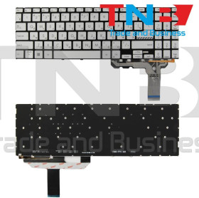 Клавіатури Клавиатуры ^/--/^ Клавиатура ASUS Vivobook F /--/ 1503 /--/ Z M /--/ 1603 /--/ Q M /--/ 1603 /--/ QA SILVER с подсветкой RUUS ^_^^^ ASUS Vivobook F /--/ 1503 /--/ Z M /--/ 1603 /--/ Q M /--/ 1603 /--/ QA Vivobook Pro 16 OLED K /--/ 6602 SILVER з підсвічуванням RUUS - фото фото фото