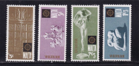Малі Держави Європи Малые Государства Европы ^/--/^ Мальта  1974  г MNH - ЕВРОПА СЕПТ  - искусство ^_^^^ Мальта 1974 MNH - Європа СЕПТ - мистецтво - фото фото фото