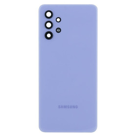 Корпуса на Samsung Корпуса на Samsung ^/--/^ Задня частина корпусу Samsung Galaxy A /--/ 32 SM-A /--/ 325 Violet  (з склом камери) ^_^^^ Задняя часть корпуса Samsung Galaxy A /--/ 32 SM-A /--/ 325 Violet (со стеклом камеры) - фото фото фото