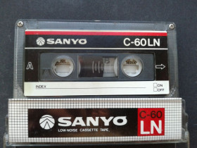 Касети Кассеты ^/--/^ Аудиокассета Sanyo C-60 /--/ LN ^_^^^ Аудіокасет Sanyo C-60 /--/ LN - фото фото фото