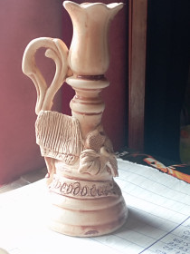 Статуетки, Скульптури, Фігурки, Фарфор Статуэтки, Скульптуры, Фигурки, Фарфор ^/--/^ подсвечник керамический  Феодосия ^_^^^ Підсвічник керамічний Феодосія - фото фото фото