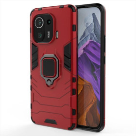 Чохли, бампера Чехлы, бампера ^/--/^ Чохол Fiji Ring для Xiaomi Mi 11 Pro броньований бампер з кільцем червоний ^_^^^ Чехол Fiji Ring для Xiaomi Mi 11 Pro бронирован бампер с кольцом красный - фото фото фото