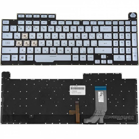 Клавіатури Клавиатуры ^/--/^ Клавиатура для ноутбука ASUS (G /--/ 713 series 2022 year) rus, silver, без фрейма, подсветка клавиш (RGB  ^_^^^ Клавіатура для ноутбука ASUS (G /--/ 713 series 2022 year) rus, black, без фрейму, підсвічування клавіш (RGB 4 - фото фото фото