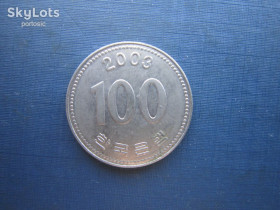 Республіка Корея Республика Корея ^/--/^ Монета 100 вон Південна Корея 2003 ^_^^^ Монета 100 вон Южная Корея 2003 - фото фото фото