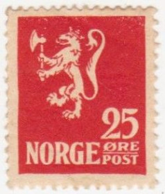 Скандинавія Скандинавия ^/--/^ Норвегия 1922 г.№ 105 * ^_^^^ Норвегія 1922 р. No 105* - фото фото фото