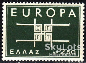 Греція Греция ^/--/^ Греция 1963 Европа CEPT Mi 858 MNH ^_^^^ 1963 — Європа CEPT Mi 858 MNH - фото фото фото