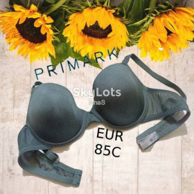 Бюстгальтери Бюстгальтеры ^/--/^ Primark EUR 85 /--/ C Бюстгальтер поролон косточка сизо серо зеленый ^_^^^ Primark EUR 85 /--/ C Бюстгальтер поролон кісточка сизо сіро зелений - фото фото фото