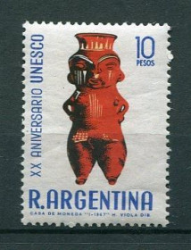 Інше Другое ^/--/^ Аргентина Argentina 1967 Sc 830 Unesko MNH трещинка клея ^_^^^ Аргентина Argentina 1967 Sc 830 Unesko MNH тріщинка клею - фото фото фото