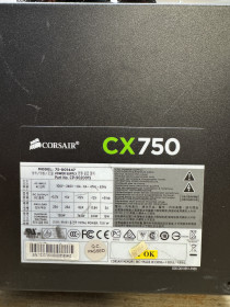Блоки живлення Блоки питания ^/--/^ Блок живлення CORSAIR CX /--/ 750 750 /--/ W  (17) ^_^^^ Блок питания CORSAIR CX /--/ 750 750 /--/ W (17) - фото фото фото