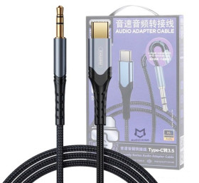 Кабелі Кабели ^/--/^ Кабель AUX REMAX RC-C /--/ 015 /--/ a Adapter Cable Type C 1.2 /--/ m Чорний ^_^^^ Кабель AUX REMAX RC-C /--/ 015 /--/ a Adapter Cable Type C 1.2 /--/ m Черный - фото фото фото