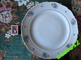 Кухонне начиння, посуд, столове срібло Кухонная утварь, посуда, столовое серебро ^/--/^ Блюдо круглое большое 30,5 см СССР, В ОТЛ. СОСТ.! ^_^^^ Блюдо кругле велике 30,5 см СРСР, В ОТЛ. СОСТ. ! - фото фото фото