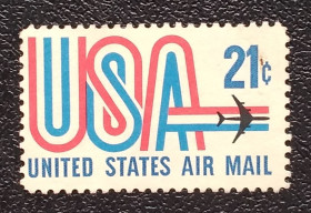 Північна Америка Северная Америка ^/--/^ США 1971 г - авиапочта, негаш ^_^^^ США 1971 — авіапошта, негаш - фото фото фото