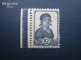 СРСР - СССР - ^/--/^ Марка СССР 1936 стандарт работница 10 коп не гаш без клея ^_^^^ Марка СРСР 1936 стандарт працівниця 10 коп не гаш без клею - фото фото фото