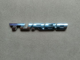 Зовнішній Внешний ^/--/^ Наклейка Turbo Серебро Металлическая на авто ^_^^^ Наклейка Turbo Срібло Металічна на авто - фото фото фото