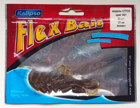 Воблери, принади Воблеры, приманки ^/--/^ Силиконовые приманки Kalipso Flex Bait CTF /--/ 25, цвет 061 , 20 штук (I)  (новые) ^_^^^ Силіконові приманки Kalipso Flex Bait CTF /--/ 25, колір 061, 20 штук (I) (нові) - фото фото фото