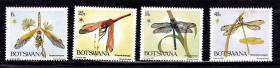 Фауна Фауна ^/--/^ Фауна . Ботсвана 1983 г MNH - серия - стрекозы ^_^^^ Ботсвана 1983 MNH - серія - стрекози - фото фото фото