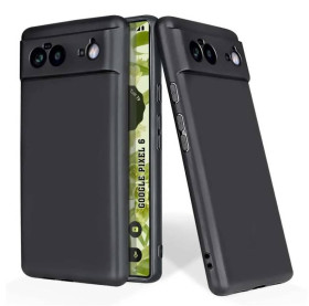 Чохли, бампера Чехлы, бампера ^/--/^ Чохол Fiji Style для Google Pixel 6 силікон бампер із захистом блоку камер чорний ^_^^^ Чехол Fiji Style для Google Pixel 6 силикон бампер с защитой блока камер черный - фото фото фото