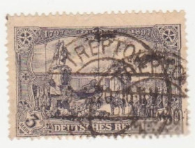 Веймарська республіка Веймарская республика ^/--/^ Германия  ( Рейх) 1905 г. №  94 гашеная ^_^^^ Німеччина (Рейх) 1905 р. No 94 гашена - фото фото фото