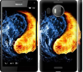 Чохли, бампера Чехлы, бампера ^/--/^ Чехол на Microsoft Lumia 950 XL Dual Sim Инь-Янь 1670 /--/ c-407 - фото фото фото