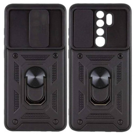 Чохли, бампера Чехлы, бампера ^/--/^ Чохол Fiji Camera Defence для Xiaomi Redmi 9 бампер із захистом камери та підставкою Black ^_^^^ Чехол Fiji Camera Defence для Xiaomi Redmi 9 бампер с защитой камеры и подставкой Black - фото фото фото