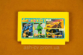 Диски з відеоіграми Диски с видеоиграми ^/--/^ Картридж NES Dendy Famicom 4 /--/ in /--/ 1, Contra Force, James Bond 007, Cuba, SilkWorm - фото фото фото