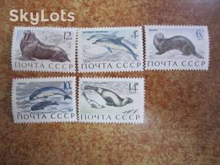 СРСР - СССР - ^/--/^ СССР. 1971. 12 АВГУСТА.  МЛЕКОПИТАЮЩИЕ - ОБИТАТЕЛИ  МОРЕЙ И ОКЕАНОВ.   ** ^_^^^ СРСР. 1971. 12 серпня. Чудові - мешканці морів і океанів. ** - фото фото фото