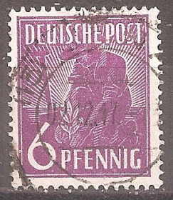 Інше Другое ^/--/^ Германия  (Контрольный Совет) 1947 Mi.944 гаш. ^_^^^ Німеччина (Контрольна Рада) 1947 Mi.944 гаш. - фото фото фото