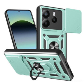 Чохли, бампера Чехлы, бампера ^/--/^ Чохол Fiji Camera Defence для Xiaomi Redmi Note 14 бампер із захистом камери та підставкою Green ^_^^^ Чехол Fiji Camera Defence для Xiaomi Redmi Note 14 бампер с защитой камеры и подставкой Green - фото фото фото