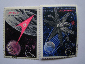 СРСР - СССР - ^/--/^ СССР, Михель  (2009), 3311,3312. Освоение космоса. ^_^^^ СРСР, Міхель (2009), 3311,3312. Освоєння космосу. - фото фото фото
