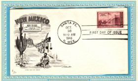 Америка Америка ^/--/^ США КПД ХМК  1946  г -  New Mexico ^_^^^ США ККД ХМК 1946 — New Mexico - фото фото фото