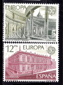 Іспанія Испания ^/--/^ EU  Испания 1978 г  MNH  - архитектура ^_^^^ EU Іспанія 1978 MNH - архітектура - фото фото фото