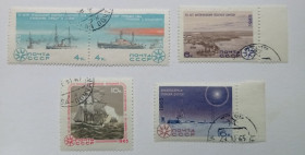 СРСР - СССР - ^/--/^ СССР 1965 50 лет прохождения северного морского пути, гашеные ^_^^^ СРСР 1965 50 років проходження північного морського шляху, гашені - фото фото фото