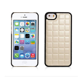 Чохли, сумки Чехлы, сумки ^/--/^ Чехол Xoomz для iPhone 5/5 /--/ S/5 /--/ SE PU Grid White (back cover) (XIP /--/ 501 /--/ W) - фото фото фото