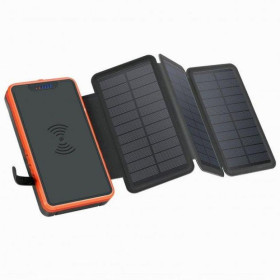 Зовнішні акумулятори (Power Bank) Внешние аккумуляторы (Power Bank) ^/--/^ Сонячна PowerBank iBattery YD-820 /--/ W з додатковими панелями, ліхтариком та бездротовою зарядкою 20000 mAh ^_^^^ Солнечная PowerBank iBattery YD-820 /--/ W с дополнительными панелями,... - фото фото фото