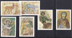 Балканський півострів Балканский полуостров ^/--/^ EU Югославия  1970  г MNH  искусство - иконы ^_^^^ EU Югославія 1970 р MNH мистецтво - ікони - фото фото фото