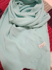 Шарфи, шалі Шарфы, шали ^/--/^ Шарф жіночий united colors of benetton м&amp;apos;ятний ^_^^^ Шарф женский united colors of benetton мятный - фото фото фото