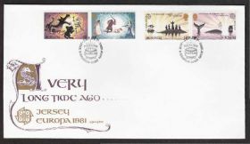 Європа Европа ^/--/^ Джерси 1981 EUROPA ФОЛЬКЛОР ФАУНА РЫЦАРИ КОРАБЛИ МОРЕПЛАВАНИЕ ИСТОРИЯ КУЛЬТУРА КПД Mi.253-256 ^_^^^ Джерсі 1981 EUROPA ФОЛЬКЛОР ФАУНА РИЦАРІ КОРАБЛІ МОРЕПЛАВАННЯ ІСТОРІЯ КУЛЬТУРА КПД Mi.253-256 - фото фото фото