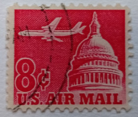 Північна Америка Северная Америка ^/--/^ США 1962 Авиапочта, гашеная (I) ^_^^^ США 1962 Авіапошта, гашена (I) - фото фото фото