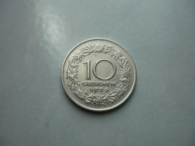 Австрія Австрия ^/--/^ Австрия 10 грошей 1925 зл/10 /--/ ав /--/ 04 ^_^^^ Австрія 10 грошей 1925 зл/10 /--/ ав /--/ 04 - фото фото фото
