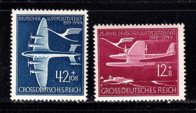 Третій Рейх (-) Третий Рейх (-) ^/--/^ Рейх    1944 г  MNH - авиация ^_^^^ Рейх 1944 MNH - авіація - фото фото фото