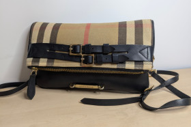 Сумки Сумки ^/--/^ Сумка-трансформір жіноча Burberry. Натуральна шкіра + канвас. ^_^^^ Сумка-трансформир женская Burberry. Натуральная кожа + канвас. - фото фото фото