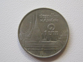Таїланд Таиланд ^/--/^ Таиланд 1 бат 1989 года 34025 ^_^^^ Таїланд 1 бат 1989 34025 - фото фото фото
