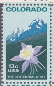 Північна Америка Северная Америка ^/--/^ США 1977 ШТАТ КОЛОРАДО СТО ЛЕТ ЦВЕТОК РАСТЕНИЕ СИМВОЛ ГЕРБ ФЛОРА СКАЛИСТЫЕ ГОРЫ Mi.1299** MNH ^_^^^ 1977 Штат Колорадо СТО ЛІТ КВІТОК РАСТІННЯ СИМВОЛ ГЕРБ ФЛОРА СКАЛІСТІ ГОРИ Mi.1299** MNH - фото фото фото