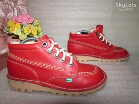 Туфлі Туфли ^/--/^ БОТИНКИ ПОЛНОСТЬЮ КОЖА~KICKERS~ ФРАНЦИЯ  р 34 / 21,5 см ^_^^^ Ботінки повністю шкіра~KICKERS~ ФРАНЦІЯ р 34 / 21,5 см - фото фото фото