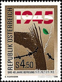 Австрія Австрия ^/--/^ Австрия 1985 война Mi 1810 MNH ^_^^^ 1985 — Війна Mi 1810 MNH - фото фото фото