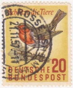 НДР, ФРН ГДР, ФРГ ^/--/^ ФРГ 1957 г. № 165 гашеная ^_^^^ ФРН 1957 р. No 165 гашена - фото фото фото