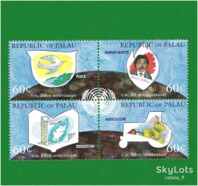 Фауна Фауна ^/--/^ NM Фауна  Палау   MNH - квартблокблок ^_^^^ NM Фауна Палау MNH - квартблок - фото фото фото