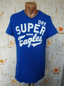 Футболки, майки Футболки, майки ^/--/^ Футболка синя чоловіча SUPERDRY p-p M ^_^^^ Футболка синяя мужская SUPERDRY p-p M - фото фото фото