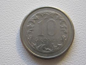 Сучасна (після ) Современная (после ) ^/--/^ Польша 10 грошей 1992 года 33619 ^_^^^ Польща 10 грошей 1992 року 33619 - фото фото фото
