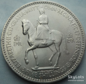 Єлизавета II (до ) Елизавета II (до ) ^/--/^ Великобритания 5 шиллингов 1953 юб. состояние   11/01 /--/ в /--/ 50 ^_^^^ Велика Британія 5 шилінгів 1953 юб. стан 11/01 /--/ в /--/ 50 - фото фото фото